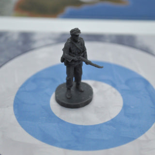 1/72 3D Printed Finnish Soldier in Cap Pose (x10) - Combat Miniatures