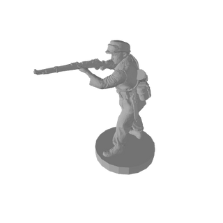 1/72 3D Printed Finnish Soldier Pose 2 (x10) - Combat Miniatures