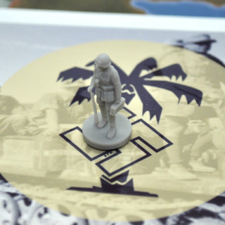 1/72 3D Printed German DAK with Helmet (x10) - Combat Miniatures