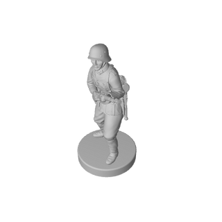 1/72 3D Printed WW2 German Soldier 1939 - 42 (x10) - Combat Miniatures