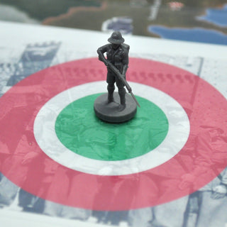 1/72 3D Printed WW2 Italian Infantry w/ Pith Helmet Pose 2 (x10) - Combat Miniatures