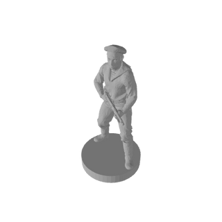 1/72 3D Printed WW2 Soviet Marine (x10) - Combat Miniatures