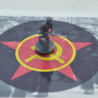 1/72 3D Printed WWII Soviet Marine w/ Lt Machine Gun, Set of 10 - Combat Miniatures