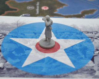 1/72 3D Printed WWII US Commander in Winter Long Jacket (x1) - Combat Miniatures