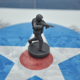 1/72 3D Printed WWII US Ranger Pose 1 (x10) - Combat Miniatures
