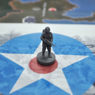 1/72 Scale 3D Printed World War 2 US Ranger, Pose 1 (x10) - Combat Miniatures