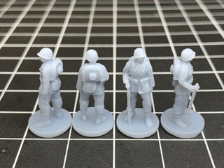 1/72 WW2 Neutral Soldier (x10) - Combat Miniatures