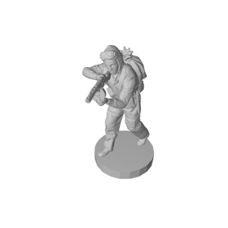 1/72 WW2 Russian Airborne Pose 2 (x10) - Combat Miniatures