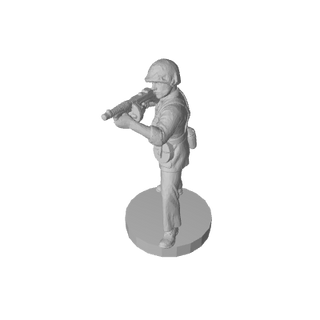 1/72 WW2 US Marine Pose 1 (x10) - Combat Miniatures