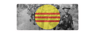 South Vietnam Combat Label (2"x5")| Vietnam War Organization Label