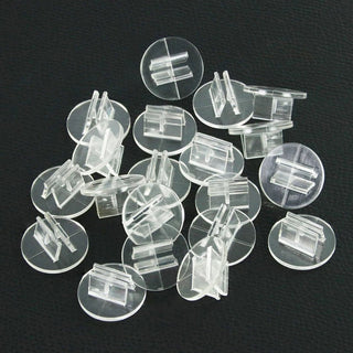 2mm Card Holder Colorful Transparent Plastic Stand 20pcs - Combat Miniatures