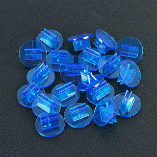 2mm Card Holder Colorful Transparent Plastic Stand 20pcs - Combat Miniatures