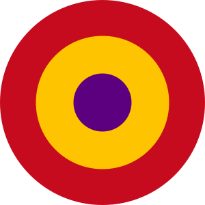 3.5" Republican Spain Airforce Roundel Sticker