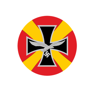 3.5" Custom Condor Legion Flag Roundel Sticker - Combat Miniatures