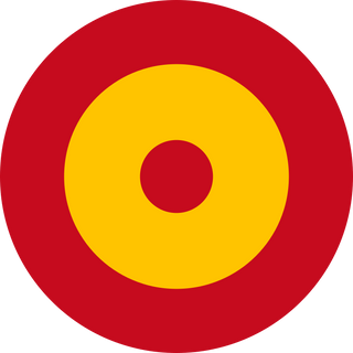 3.5" Nationalist Spain Airforce Roundel Sticker - Combat Miniatures