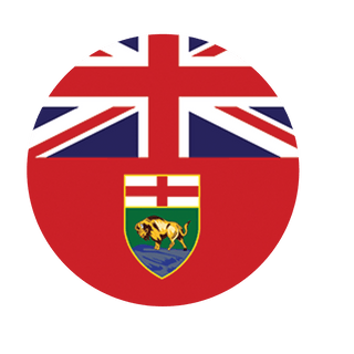 3.5 Round Custom WW2 Candian Flag Roundel Combat Label - Combat Miniatures