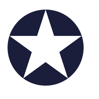 3.5 Round US Airforce Roundel/White Star Combat Label - Combat Miniatures