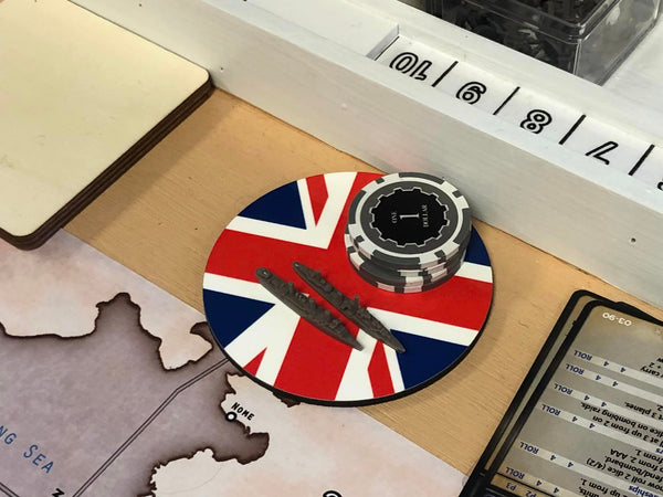 8pc Axis & Allies 1914 Roundel Production Tray Set