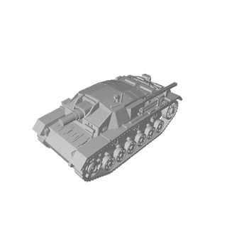 3D Printed German Stug 3c Tank Destroyer
