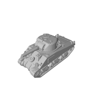 3D Printed 1/285 Sherman Tank (x10) - Combat Miniatures