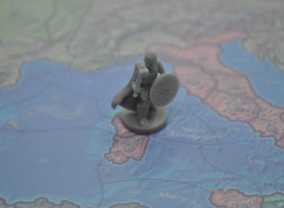 3D Printed 1/72 Mercenary with Hammer (x10) - Combat Miniatures