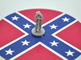 3D Printed 1/72 Scale American Civil War Confederate Soldier (x10) - Combat Miniatures