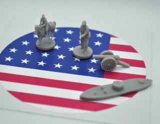 3D Printed 1/72 Scale American Civil War Union Soldier (x10) - Combat Miniatures