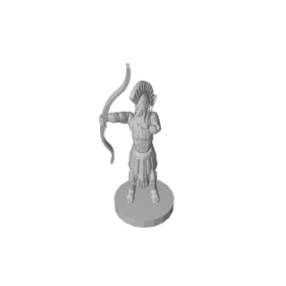 3D Printed 1/72 Scale Roman Archer (x10) - Combat Miniatures
