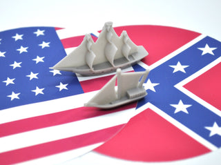 3D Printed 19th Century Schooner - Combat Miniatures