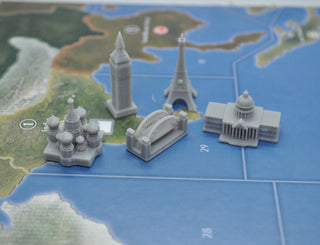 3D Printed Allied Capitals/Victory City Set - Combat Miniatures