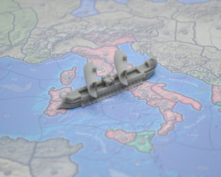 3D Printed Ancient Quadrireme (x10) - Combat Miniatures