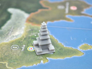 3D Printed Asian Palace Victory City Marker (x1) - Combat Miniatures