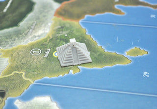 3D Printed Aztec/Mexican Temple Victory City Marker(x1) - Combat Miniatures