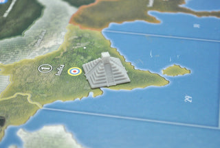 3D Printed Aztec/Mexican Temple Victory City Marker(x1) - Combat Miniatures