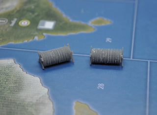3D Printed Barbwire Rolls (x5) - Combat Miniatures