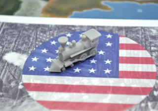 3D Printed Civil War Area Steam Engine (x10) - Combat Miniatures