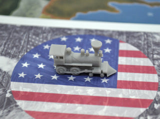 3D Printed Civil War Area Steam Engine (x10) - Combat Miniatures