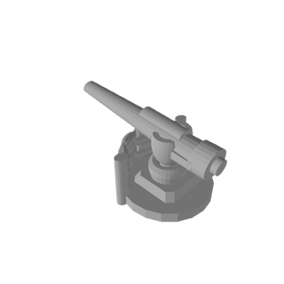 3D Printed Coastal Artillery (x10) - Combat Miniatures