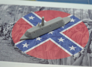 3D Printed CSS Virgina Iron Clad (x10) - Combat Miniatures