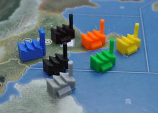 3D Printed Double Stack Industrial Complex (x10) - Combat Miniatures