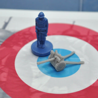 3D Printed French 25mm Anti - Tank Gun (x10) - Combat Miniatures