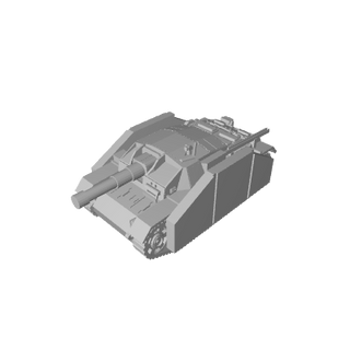 3D Printed German Stug 3 with Sheild - Combat Miniatures