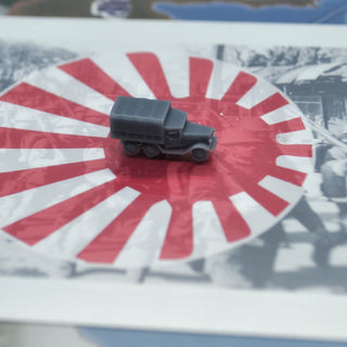 3D Printed Japanese Truck Type - 94 with Canopy I Set of 10 - Combat Miniatures