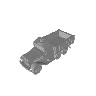 3D Printed Japanese Type 94 Military Truck I Set of 10 - Combat Miniatures