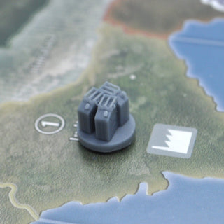 3D Printed Jerry Cans Fuel Tank Stack Miniatures Set of 10 - Combat Miniatures