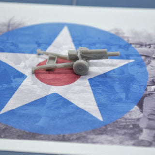 3D Printed M101A1 US Howitzer (x10) - Combat Miniatures