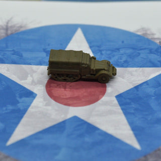 3D Printed M3 GMC Half Track with Cover (x10) - Combat Miniatures