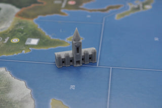 3D Printed Ottawa Canada Capital Building Victory City Marker(x1)| Axis & Allies & WW2 Wargaming - Combat Miniatures