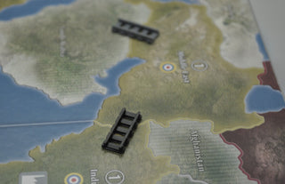 3D Printed Railroad Tracks (x10) - Combat Miniatures