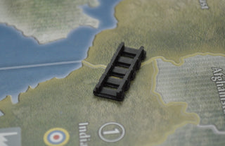 3D Printed Railroad Tracks (x10) - Combat Miniatures